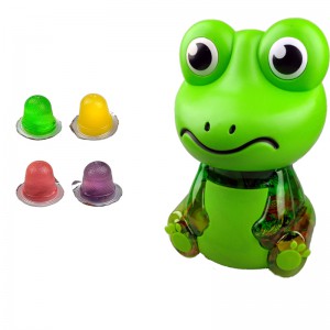 Десерт желейный "Канди клаб" ассорти (с изображением Лягушки) 13 гр 1/100шт/6бл.