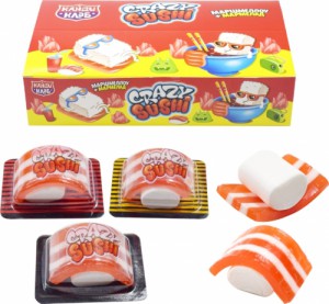 Мармелад с маршмеллоу  кита  Крейзи Суши 15 гр. 1/20шт/12бл.  ТМ Канди Клаб