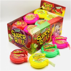 Жевательная резинка SUPER ROLL  СУПЕР РОЛЛ ассорти 10 гр. 1/24шт/16бл. ТМ Канди Клаб