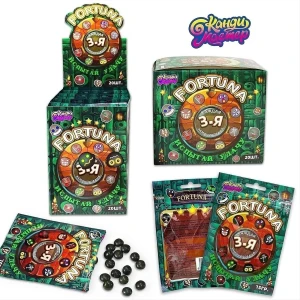 Жевательные конфеты ФОРТУНА 15 гр.  1/20шт/12бл.  Канди Мастер