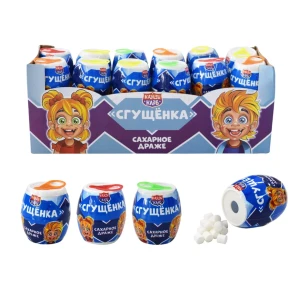 Сахарное драже СГУЩЕНКА КАНДИ КЛАБ 7 гр.  1/24шт/12бл.  Канди Клаб