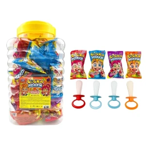 Сахарная конфета СОСКА ЛОЛЛИ ассорти 4 гр.  1/50шт/8бл.  Канди Клаб