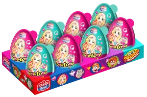 Карамель в наборе с подарком КАНДИ ПРИЗ LOVA-LOVA 45 гр.  1/8шт/6бл.  Канди Клаб