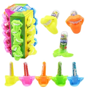 Карамель ПРИКОЛЬНАЯ СОСКА С ЯЗЫКОМ 3,5 гр.  1/30шт/12бл.  ТМ Канди Клаб