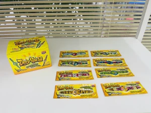 Взрывная карамель ТАТУ ЧАСЫ с татуировкой со вкусом тутти-фрутти 1 гр. 1/50шт/12бл. Канди Клаб