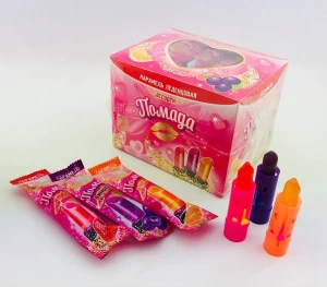 Карамель леденцовая "Помада" ассорти 8 гр  1/30шт/12бл.   Канди Клаб