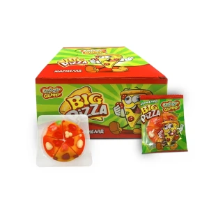 Мармелад «CRAZY GUMMY. BIG Pizza» Пицца 16 гр  1/36шт/12бл.  Канди Клаб