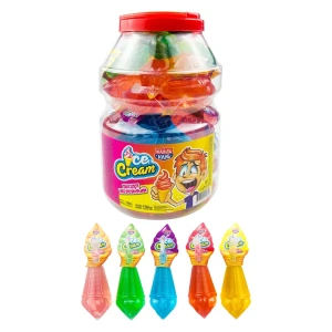 Десерт желейный ICE CREAM ассорти 35 гр.  1/56шт/6бл.  Канди Клаб