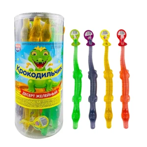Десерт желейный КРОКОДИЛЬЧИК 72 гр. 1/24шт/6бл. Канди Клаб