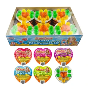 Десерт желейный LOVA-LOVA  ЛОВА ЛОВА ассорти 35 гр. 1/24шт/12бл.  Канди Клаб