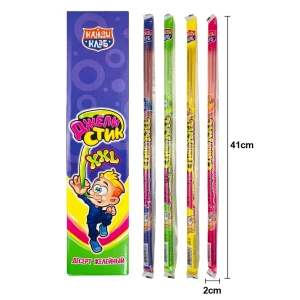 Десерт желейный ДЖЕЛИСТИК XXL ассорти 60 гр.  1/24шт/12бл.  Канди Клаб
