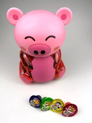 Десерт желейный Канди клаб ассорти (с изображением СВИНКИ) 13 гр.  1/100шт/6бл.