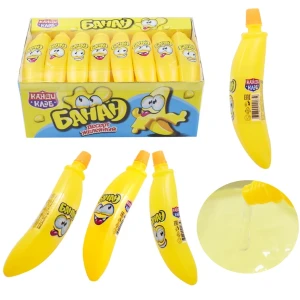 Десерт желейный БАНАН  55 мл.  1/24шт/12бл.  ТМ Канди Клаб