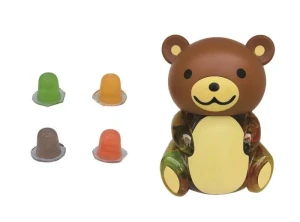 Десерт желейный "Канди клаб" ассорти (с изображением мишки) 13 гр  1/100шт/6бл.