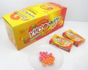 Жевательные конфеты Кисломания дабл фрукт апельсин и клубника 14 гр 1/30шт/12бл. Канди Клаб