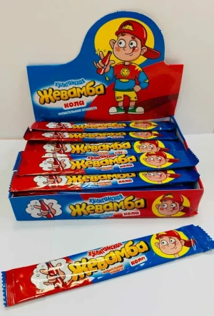 Жевательная конфета Хулиганская Жевамба Кола 12 гр. 1/24шт/24бл. Канди Клаб