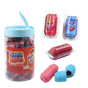 Жевательная резинка с кислой начинкой  "Бабл кола"  12 гр  1/50шт/8бл.   Канди Клаб