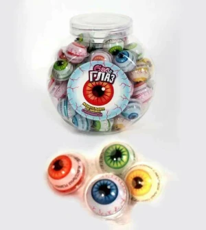 Жевательная резинка "Бабл Глаз" с начинкой 12 гр.  1/50шт/12бл. Канди Клаб