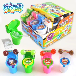 Карамель с пудрой ВЕСЕЛЫЙ УНИТАЗ 17 гр.  1/24шт/12бл.  Канди Мастер