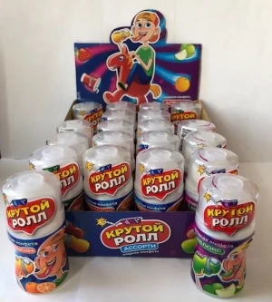 Жидкая конфета КРУТОЙ РОЛЛ ассорти 20 мл.  1/20шт/16бл.  Канди Клаб