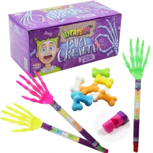 Сахарное драже "Пугатели рука скелета" 4 гр   1/30шт/12бл.  Канди Клаб