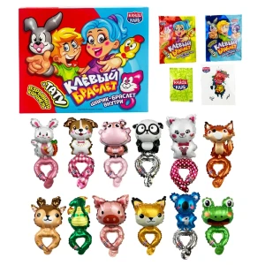 Взрывная карамель с игрушкой и тату КЛЕВЫЙ БРАСЛЕТ 1 гр.  1/30шт/12бл. Канди Клаб