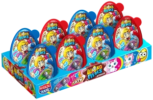 Печенье с шоколадной пастой и игрушкой ШОКОПРИЗ XXL для мальчиков 30 гр.   1/8шт/6бл. Канди Клаб