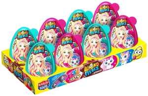 Печенье с шоколадной пастой и игрушкой ШОКОПРИЗ XXL для девочек 30 гр  1/8шт/6бл.  Канди Клаб