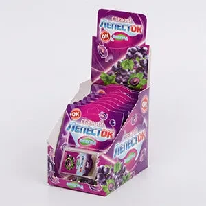 Освежающие пластинки СВЕЖИЙ ЛЕПЕСТОК Виноград 0,8 гр. 1/20шт/24бл. Канди Клаб