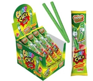 Мармелад в кислой обсыпке CRAZY GUMMY CRAZY STICK 20 гр. вкус Арбуз 1/24шт/12бл.  Канди Клаб