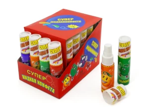 Жидкая конфета спрей СУПЕР СПРЕЙ 22 мл.  1/24шт/24бл.  Сластиленд