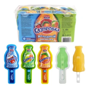 Желейный Мармелад ГАЗИРОВКА 13 гр. ассорти 1/50шт/12бл.  Канди Клаб