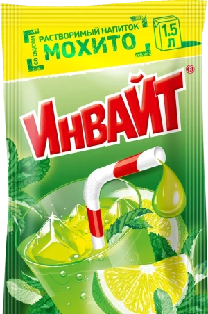 Растворимый напиток INVITE ИНВАЙТ Мохито 12 гр. 1/24шт/6бл. Канди Клаб