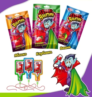 Жидкая конфета ПИР ВАМПИРА 60 мл.  1/12шт/24бл.  Канди клаб