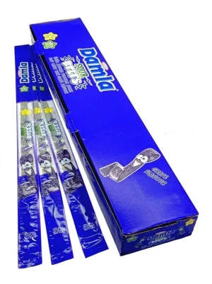 Мармелад DAMLA ДАМЛА кислые ремешки 60 см. 15 гр. Виноград 1/72шт/6бл. Tayash № 3000