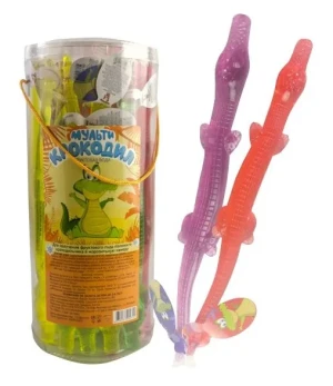 Желе FRUTTI КРОКОДИЛ 33 гр.  ассорти 1/35шт/6бл.  Navro Z