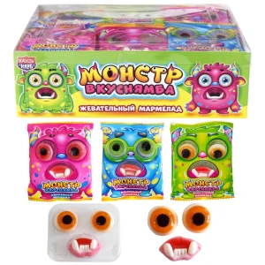 Мармелад МОНСТР ВКУСНЯМБА 8 гр.  1/30шт/12бл.  Канди Клаб