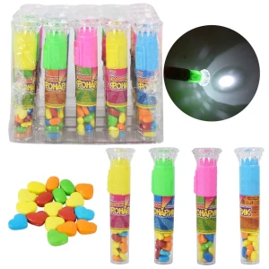 Сахарное драже САХАРНЫЙ ФОНАРИК светящийся 5 гр.  1/20шт/12бл.  Канди Клаб