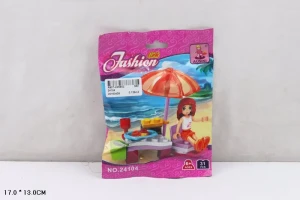 Конструктор  для  девочек  в  пакете  17х13  см 31 деталь