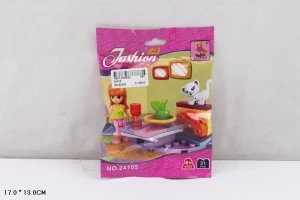 Конструктор для девочек в пакете 17х13 см 31 деталь