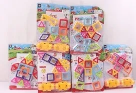 Магнитный  Блочный Конструктор  в блистере  27х19х3  см