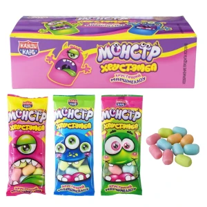 Хрустящий Маршмеллоу МОНСТР ХРУСТЯМБА  13 гр.  1/30шт/12бл.  Канди Клаб