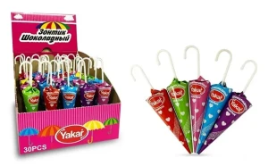 Шоколадный Зонтик YAKAR  22 гр.  1/30шт/8бл.  YAKAR