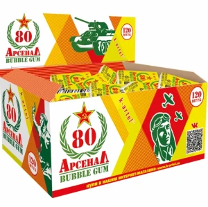 Жевательная резинка АРСЕНАЛ 2,5 гр. 1/120шт/10бл. K-Artel
