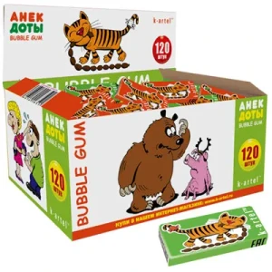 Жевательная резинка АНЕКДОТЫ 2,5 гр.  1/120шт/10бл.  K-artel