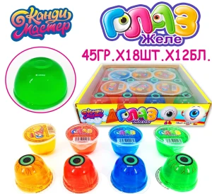 Желе ГЛАЗ 45 гр.  1/18шт/12бл.  Канди Мастер