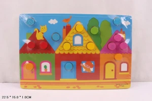 Игрушка Пазл  логический (Цвета)  деревяный  22.5х15  см