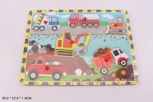 Игрушка Пазл  логический (Машины)  деревяный  29х22  см