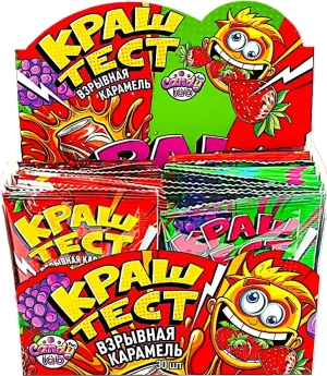 Взрывная карамель КРАШТЕСТ 4 гр.     1/30шт/20бл.   FunCandyLab