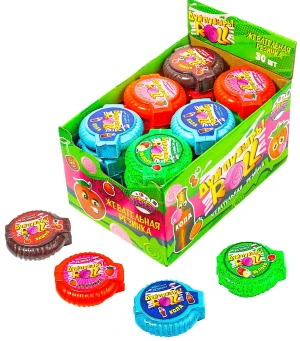 Жевательная резинка ДУЙ ПУЗЫРЬ ROLL  10 гр.    1/30шт/24бл.       FunCandyLab